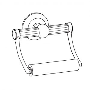 WC-Papierhalter ohne Deckel