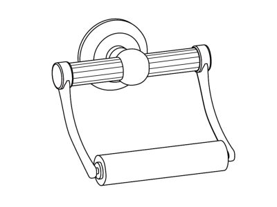 WC-Papierhalter ohne Deckel