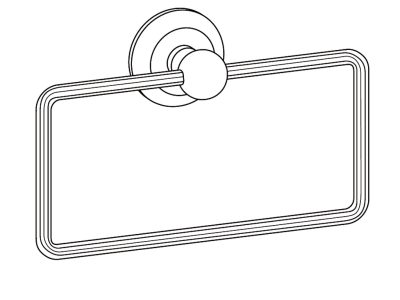 Handtuchhalter, rechteckig
