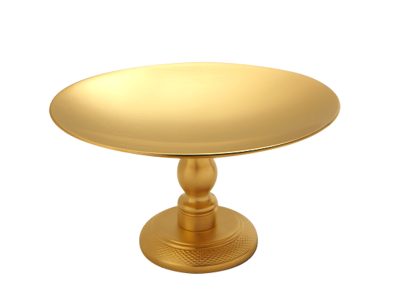Standseifenschale aus Metall, oval