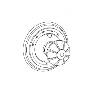 Sichtteile zu Eurotherm-Unterputz-Thermostat