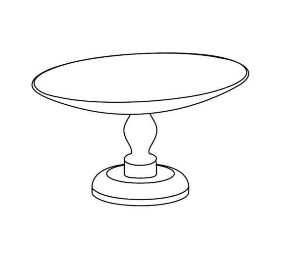 Standseifenschale aus Metall, oval