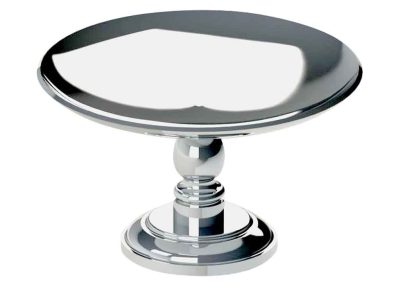 Standseifenschale aus Metall, rund