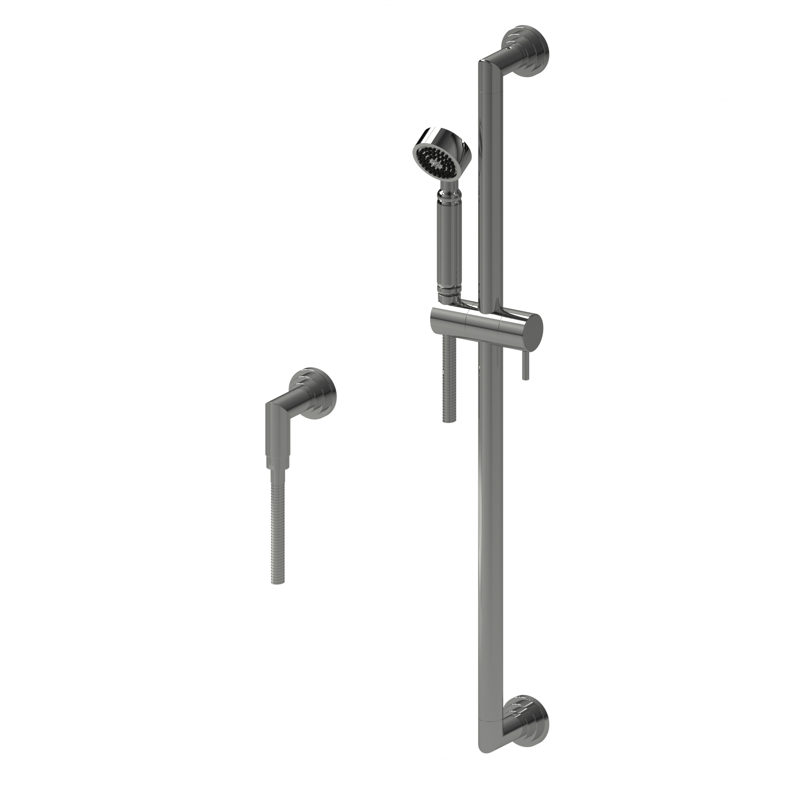 Duschgarnitur mit Wandstange, DN 15