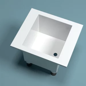 Fußbecken COMO aus GFK in Weiß